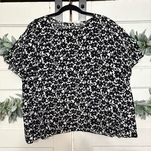 Chic Soul Boxy Fit Floral Top